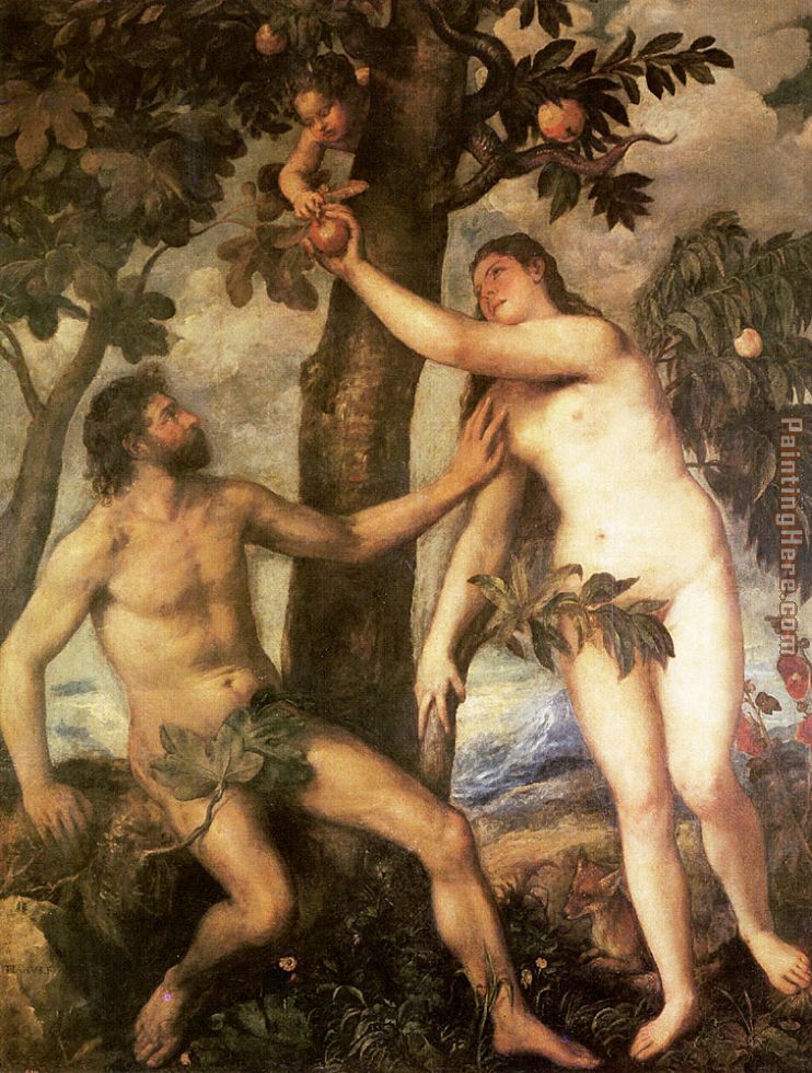 Titian The Fall of Man